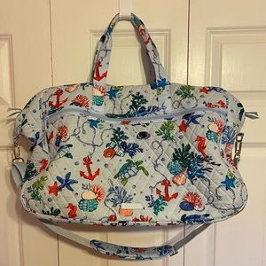 Vera Bradley weekender bag, Anchors Aweigh print